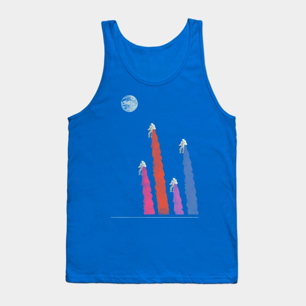 Space Race Tank Top by Elan Harris